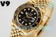 V9 Factory Copy Swiss Rolex GMT-Master II Watch Black Dial and Ceramic Bezel Yellow Gold Watch (3)_th.jpg